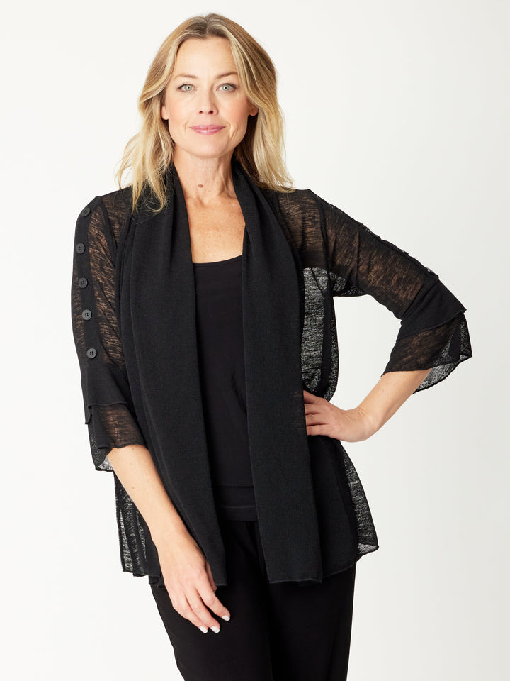 Mesh Cover Up - Black - 30987