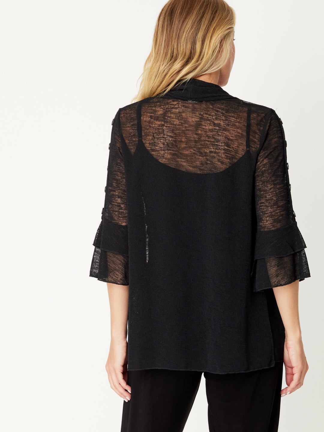 Mesh Cover Up - Black - 30987