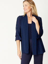 Mesh Cover Up - Navy - 30987