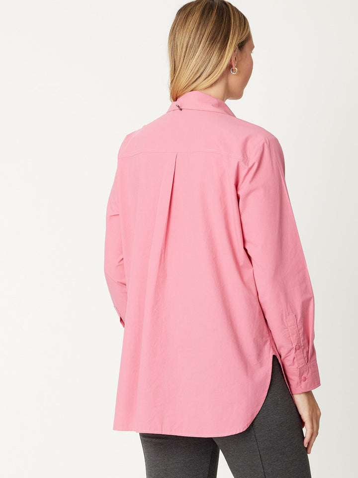 Polished Cotton Season Shirt - Rose - 30990