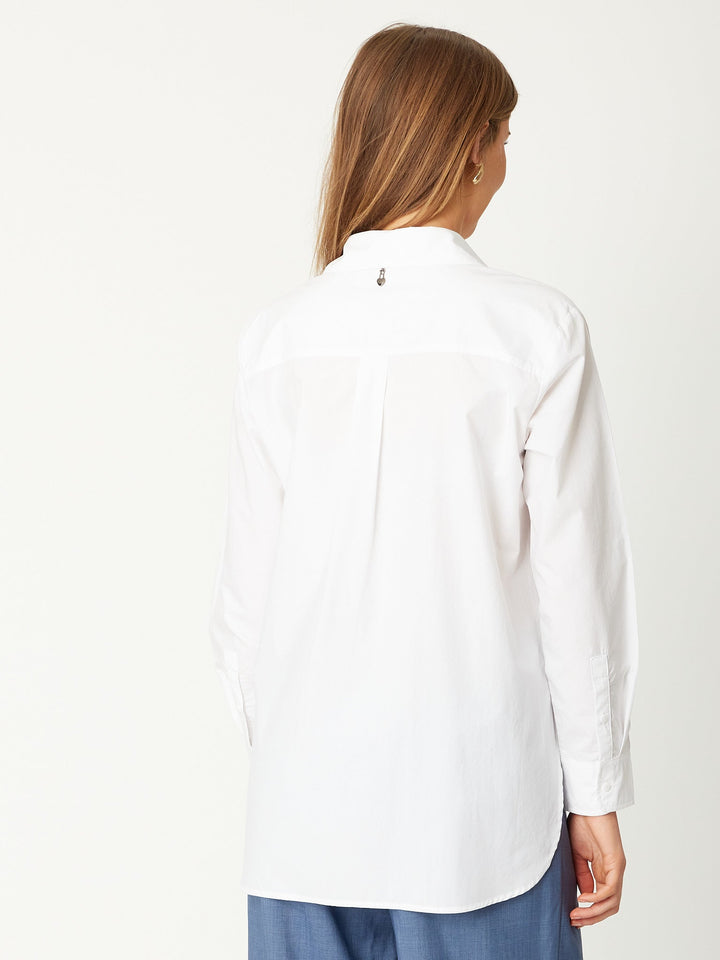 Polished Cotton Season Shirt - White - 30990