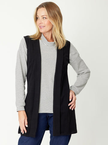 Season Vest - Black - 30991 - Cordelia St