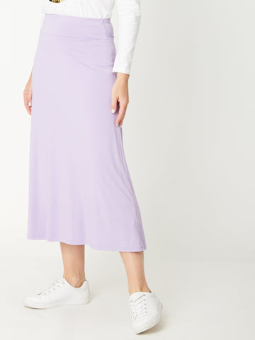 Lux Bamboo Swing Skirt - Lavender- 31010 - Cordelia St