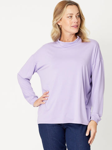 Lux Bamboo Doman Top - Lavender - 31013 - Cordelia St