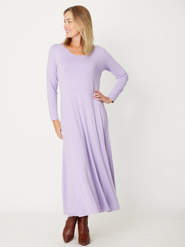 Lux Bamboo Swing Dress - Lavender- 31014 - Cordelia St