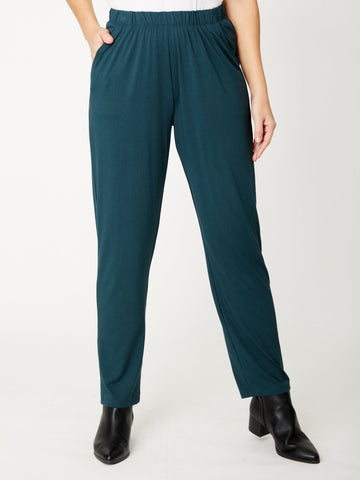 Lux  Bamboo Yoke/Pocket Pant -Forest -31015 - 
