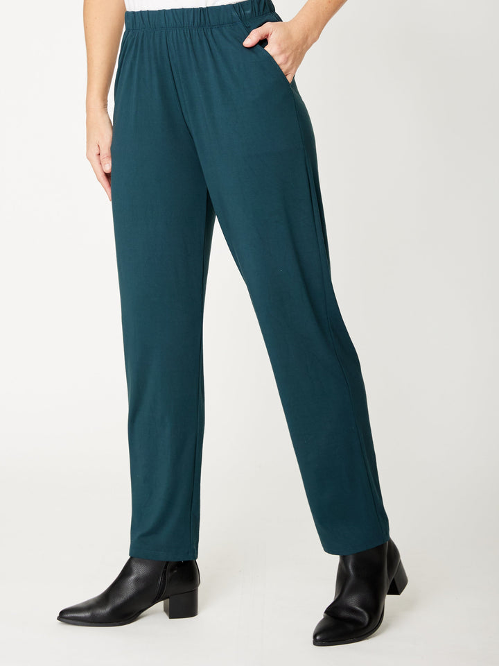 Lux  Bamboo Yoke/Pocket Pant -Forest -31015