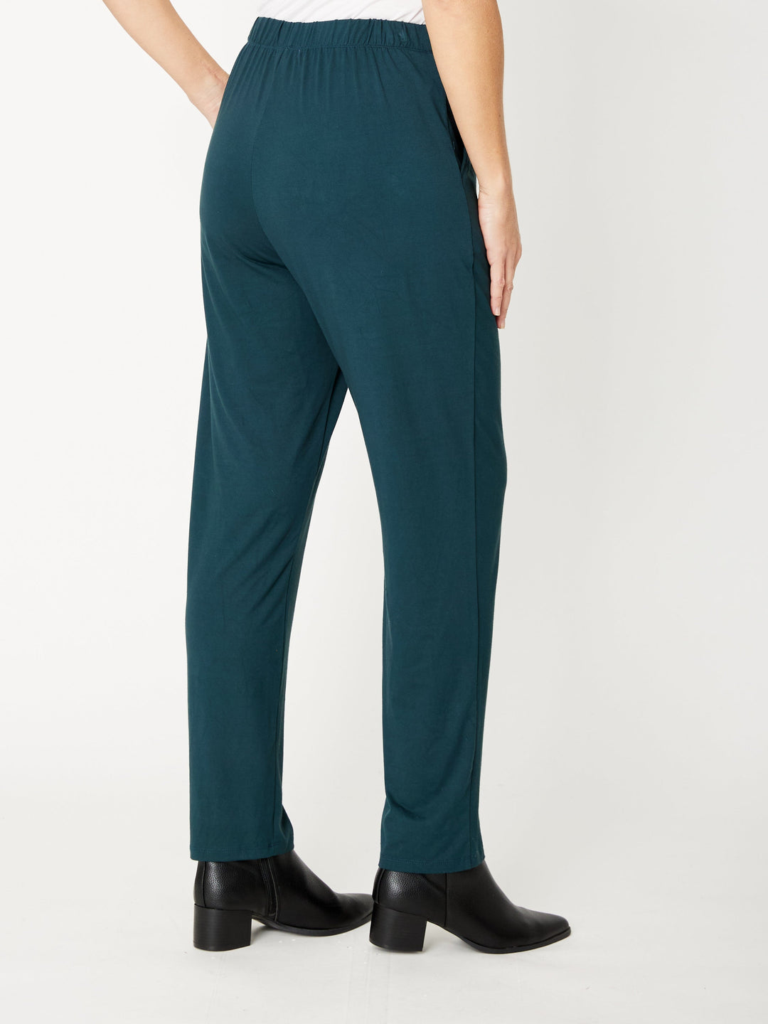 Lux  Bamboo Yoke/Pocket Pant -Forest -31015