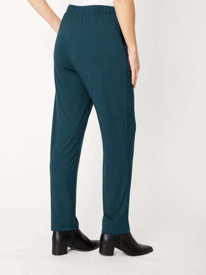 Lux  Bamboo Yoke/Pocket Pant -Forest -31015
