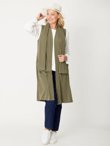 Scarf - Khaki - 31044 - 