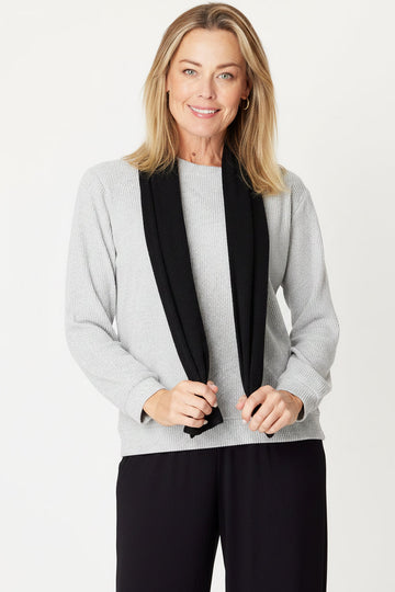 Scarf - Black - 31044 - 