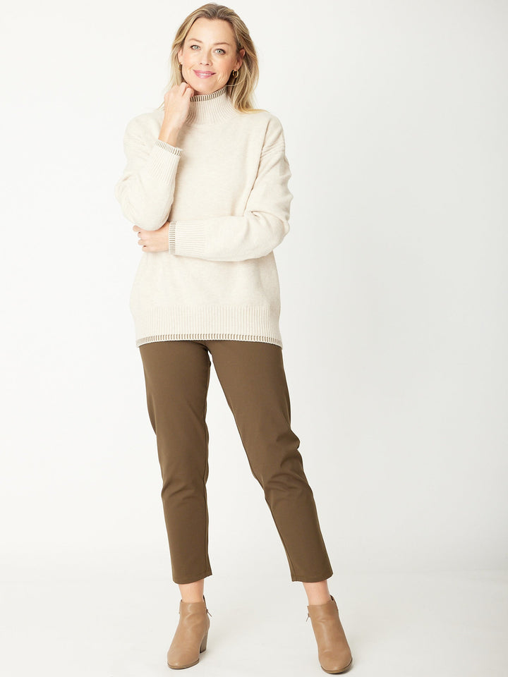 Crop Pant - Khaki - 30862