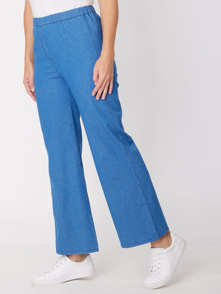 Denim Casual pant- Denim- 31049