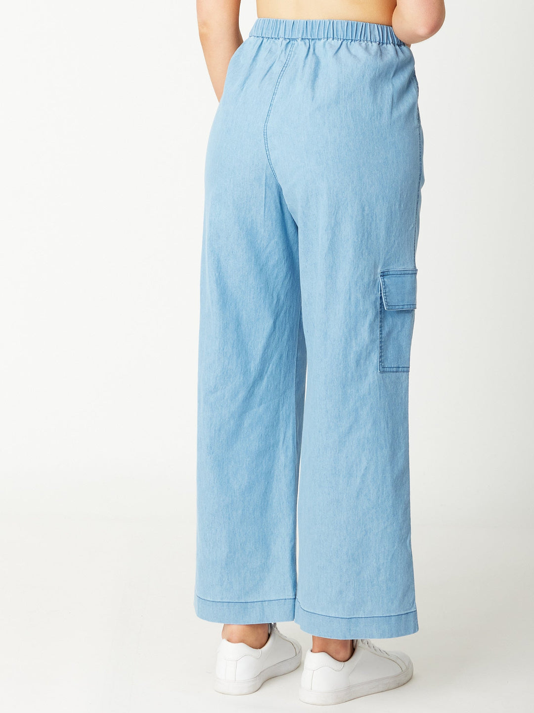 Denim Cargo Pant - Denim 31050