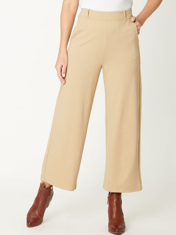 Classic Crop leg Pant - 31062 - Beige - Cordelia St