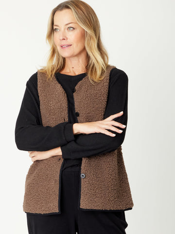 Teddy Vest - 31073 - Choc - Cordelia St