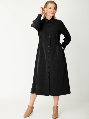 Soft Fluid Dress - Black - 31101 - 