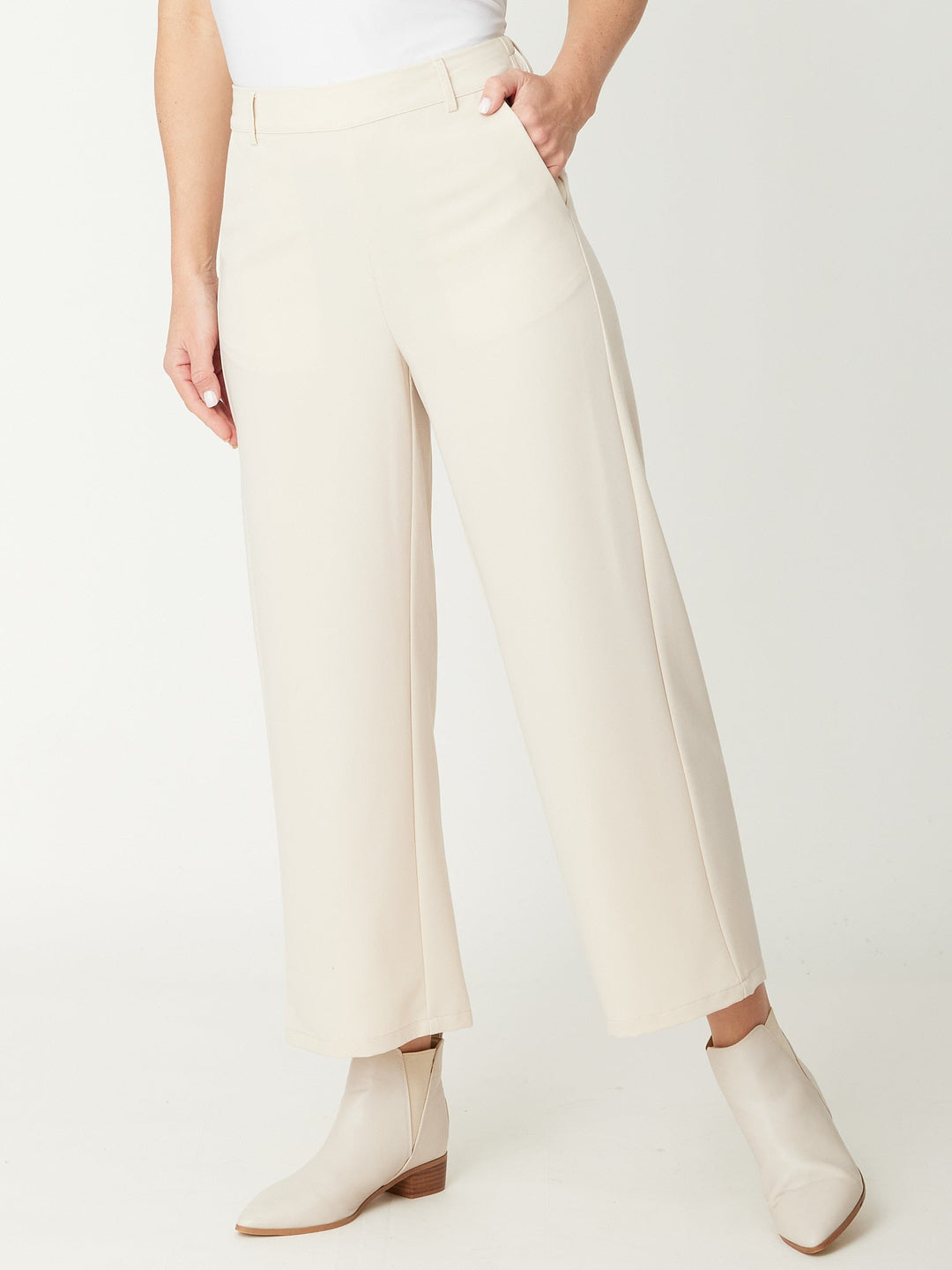Fluid Pocket Pant-- Milk- 31102