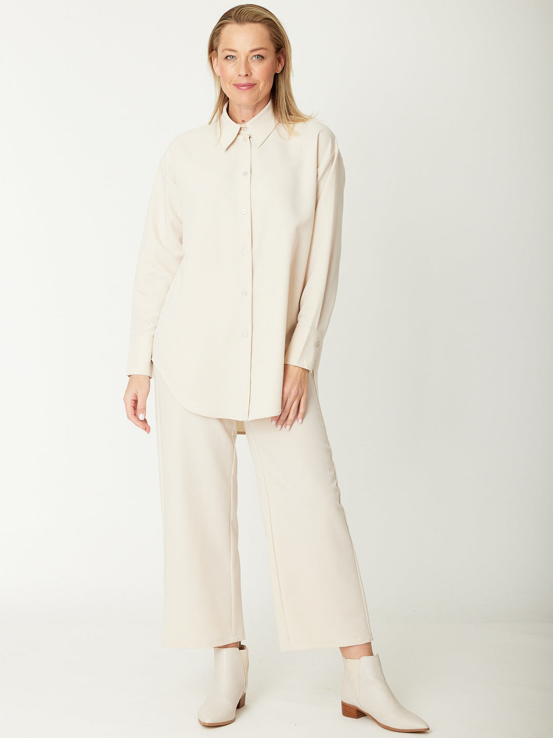 Fluid Pocket Pant-- Milk- 31102