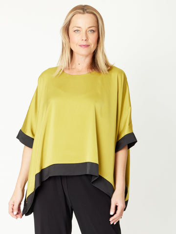 Colour Blast Block Top -Mustard/Black- 31109 - New Arrivals