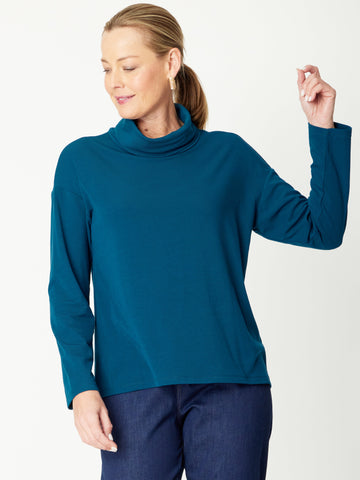 Weekend Life Cowl Top- Jewel - 31136 - Cordelia St
