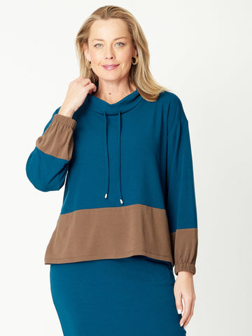 Weekend Life Splice Cowl - 31143 - Jewel - Cordelia St