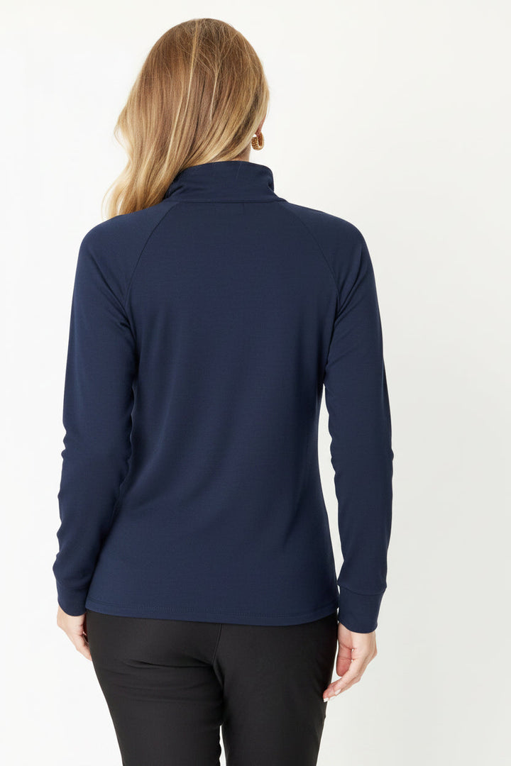 Weekend Life Zip Top - Navy - 31144
