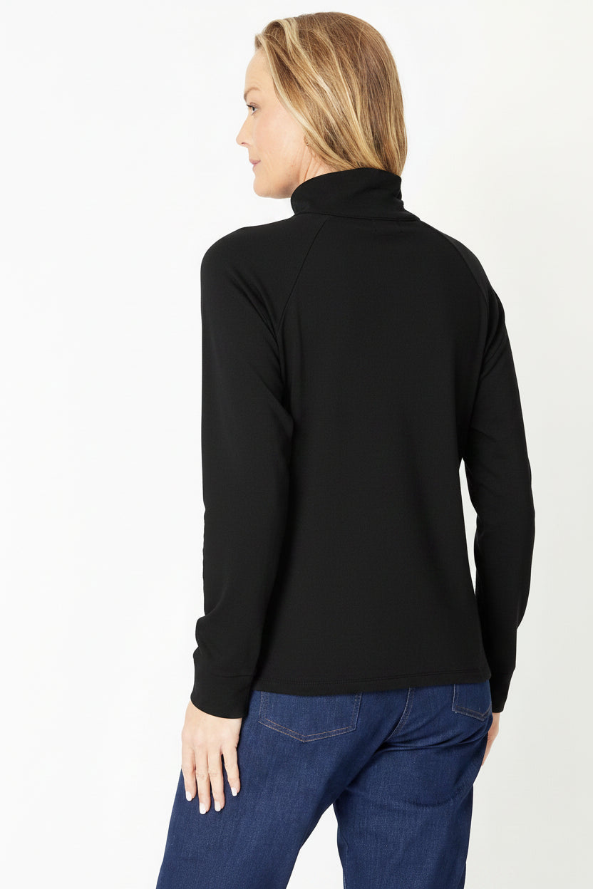 Weekend Life Zip Top - Black - 31144
