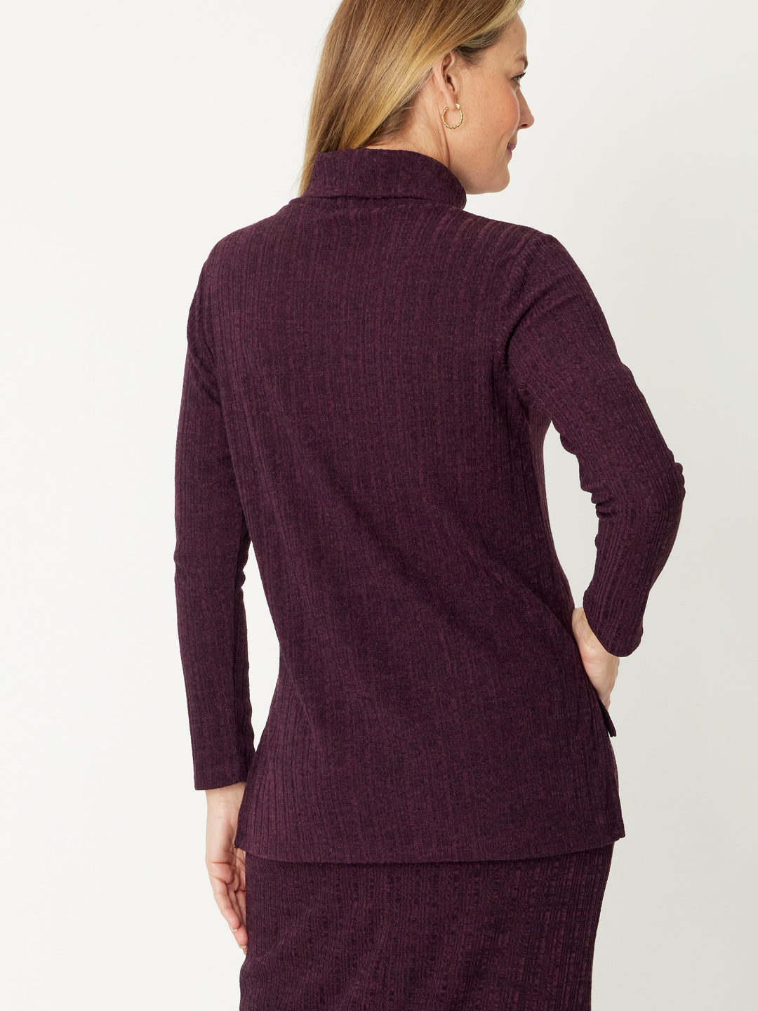 Cowl Top - Plum - 31155