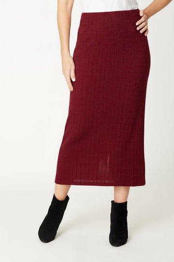 Knit Core Skirt - Ruby- 31157 - Skirts