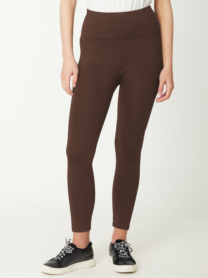 Silvana Fluffy Legging - Choc - 31187