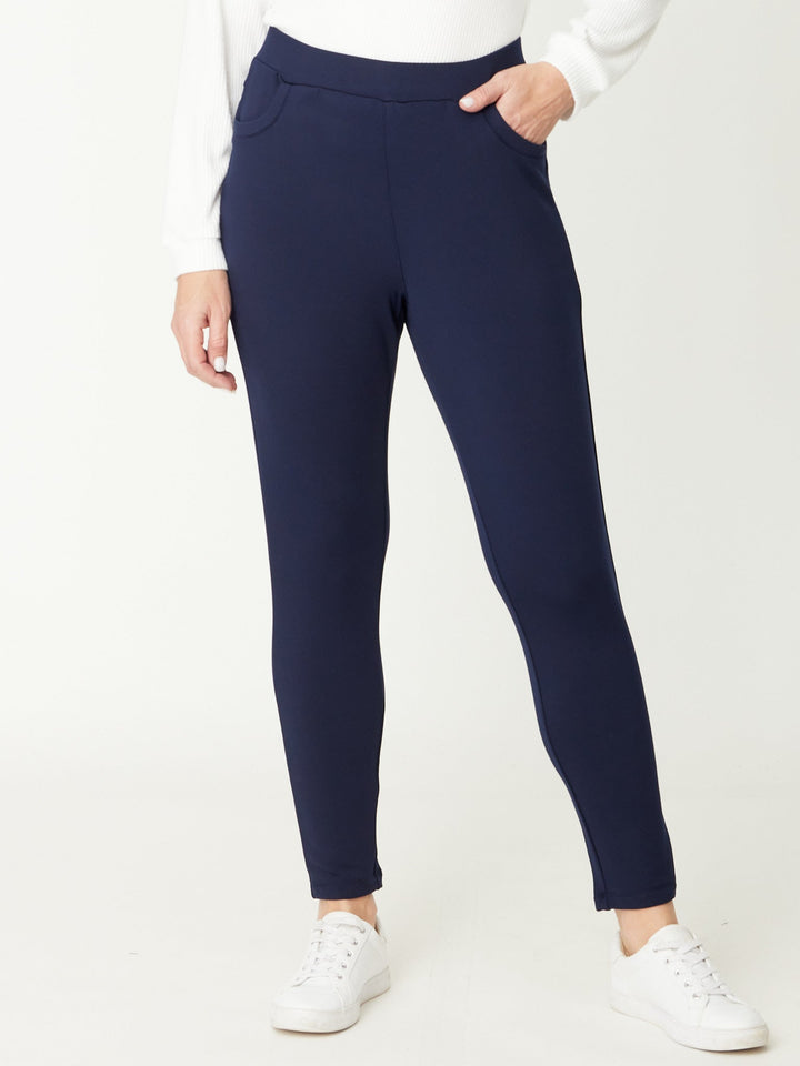 Fleece Silvana Pant - Navy-31188