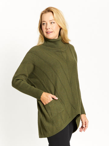 Polo Tunic Knit - Khaki - 31192 - 