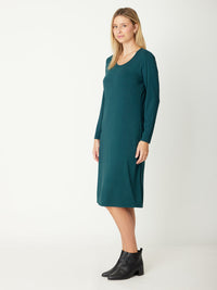 Bamboo Scoop Dress - Forest - 31231