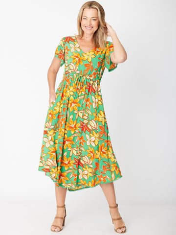 Holiday Fun Dress - Green - 31250 - Spring/Summer