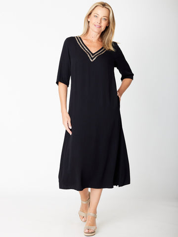 Florida Sleeveless Core Dress - Black - 31297 - Spring/Summer