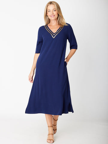 Florida Sleeveless Core Dress - Navy - 31297 - Spring/Summer