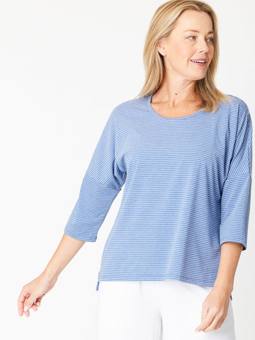 Travel Stripe Top - Blue Stripe - 31318 - Spring/Summer