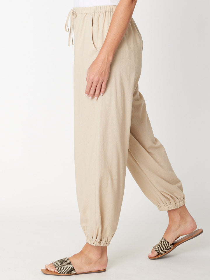 Myra Cotton 7/8 Pant - Sand - 31332