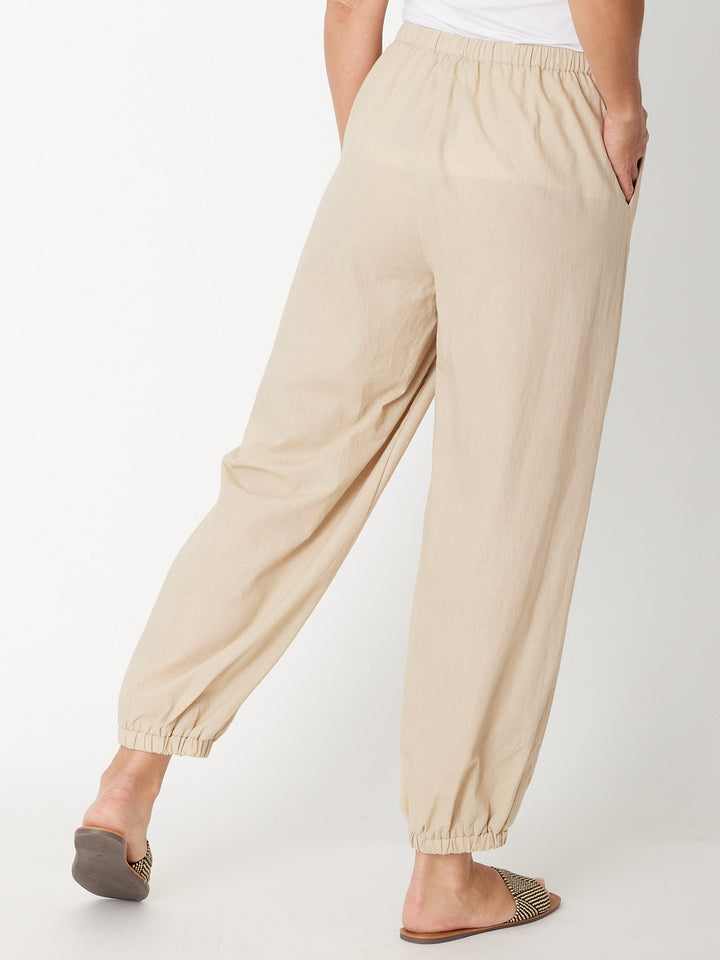 Myra Cotton 7/8 Pant - Sand - 31332
