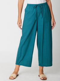 Myra Cotton 7/8 Pant - Petrol - 31332