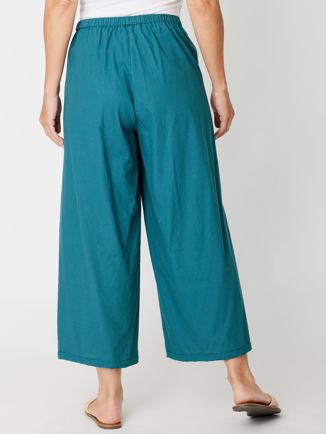 Myra Cotton 7/8 Pant - Petrol - 31332