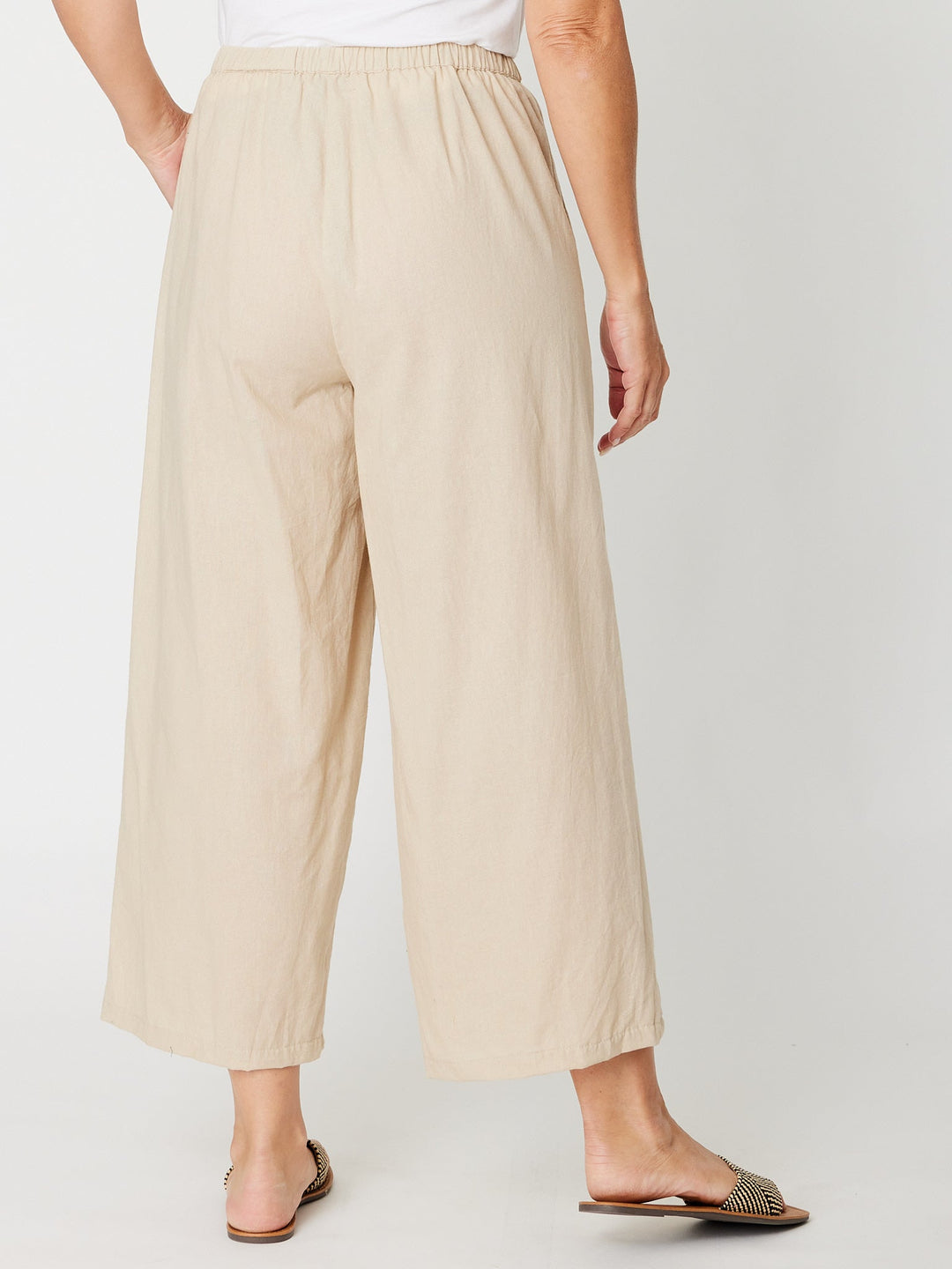 Myra Cotton 7/8 Pant - Sand - 31332