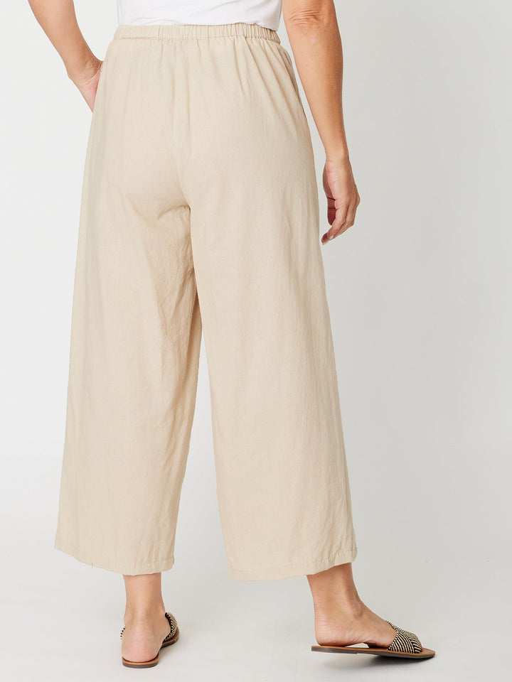 Myra Cotton 7/8 Pant - Sand - 31332