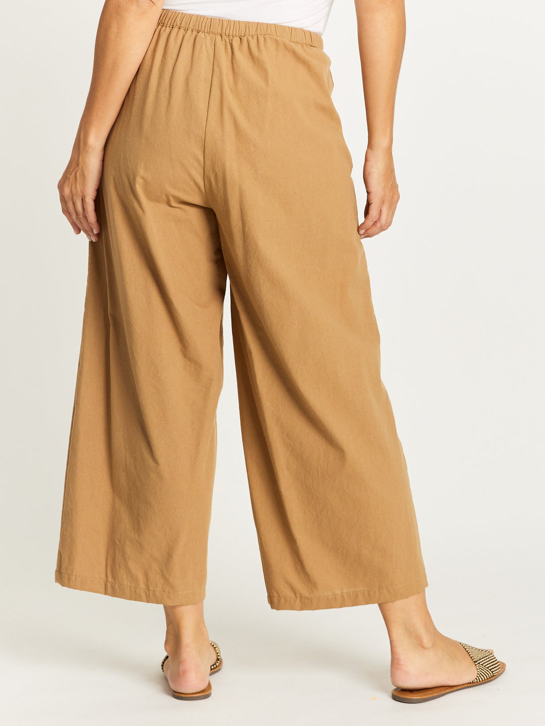 Myra Cotton 7/8 Pant - Wheat - 31332