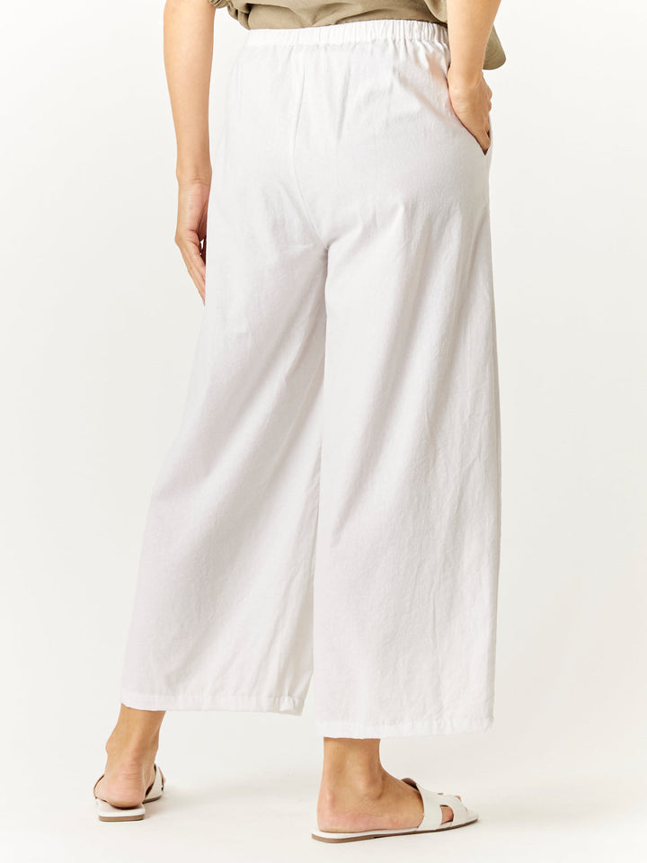 Myra Cotton 7/8 Pant - White - 31332