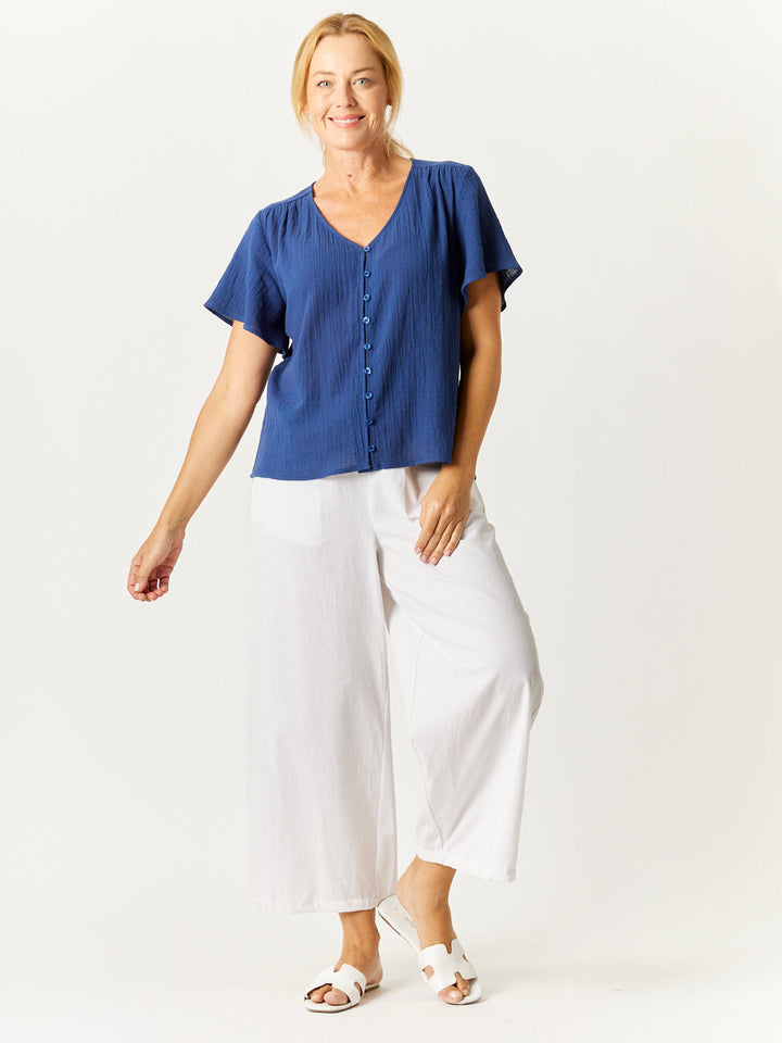 Flutter Core Top - Navy - 32767