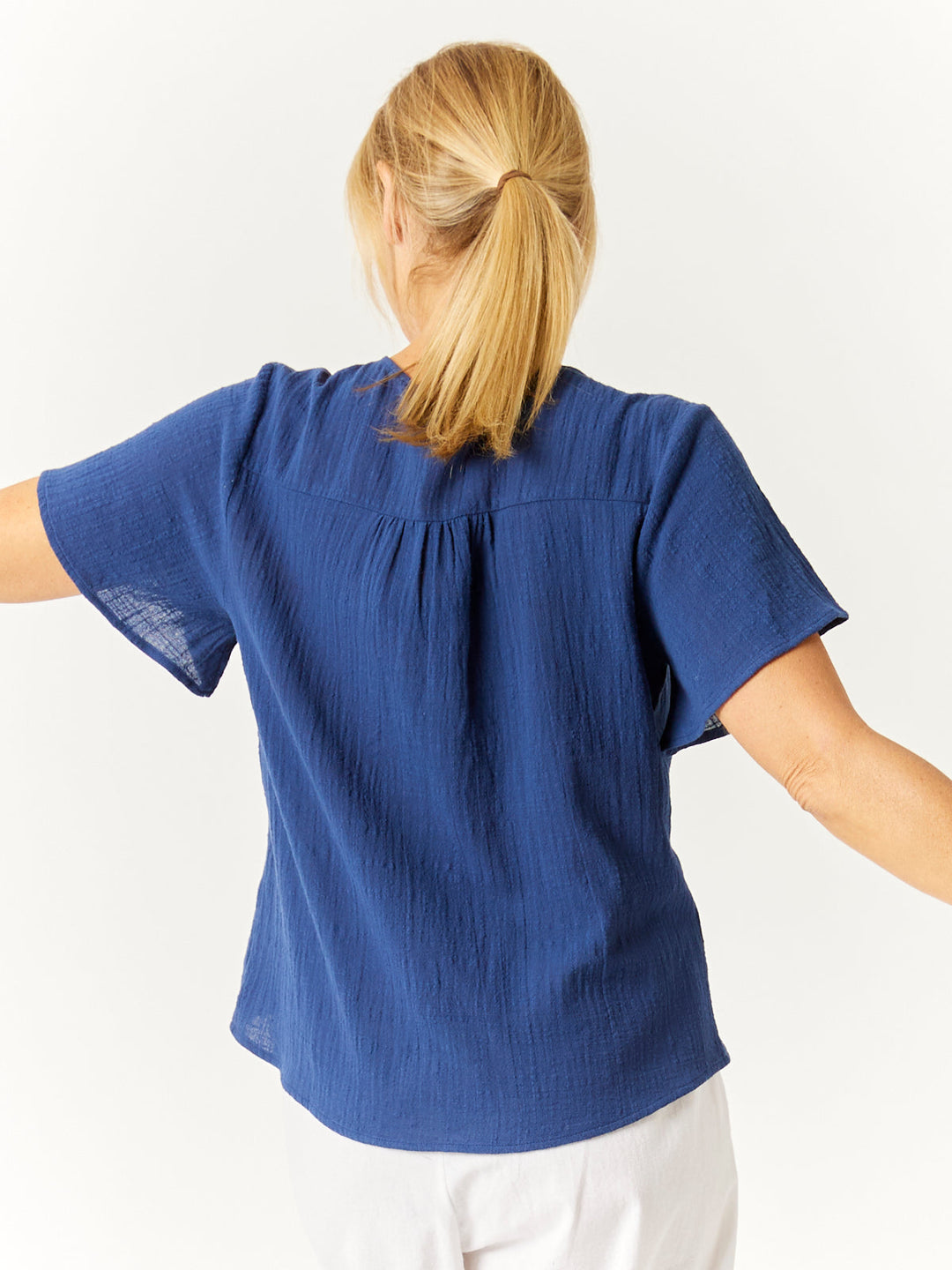 Flutter Core Top - Navy - 32767