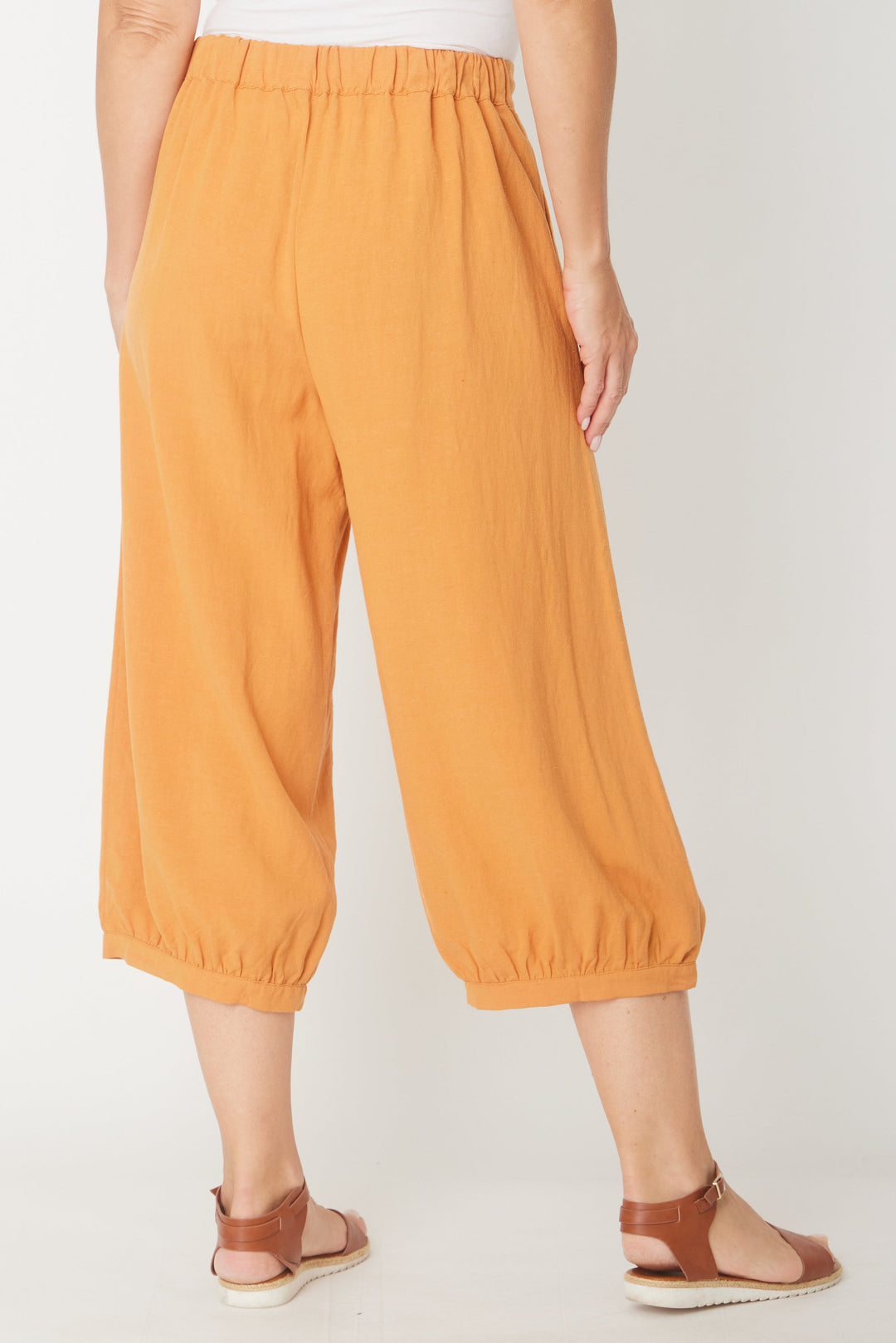 Anya Pleat Pocket Pant - Pumpkin - 31336