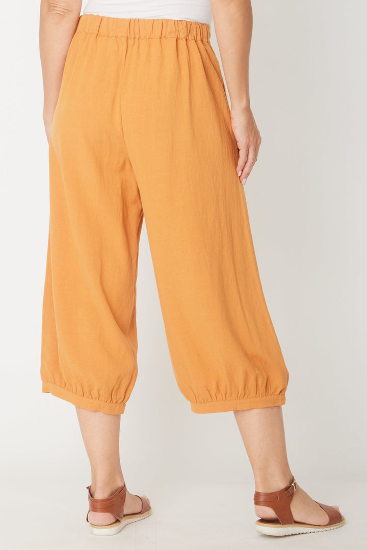 Anya Pleat Pocket Pant - Pumpkin - 31336